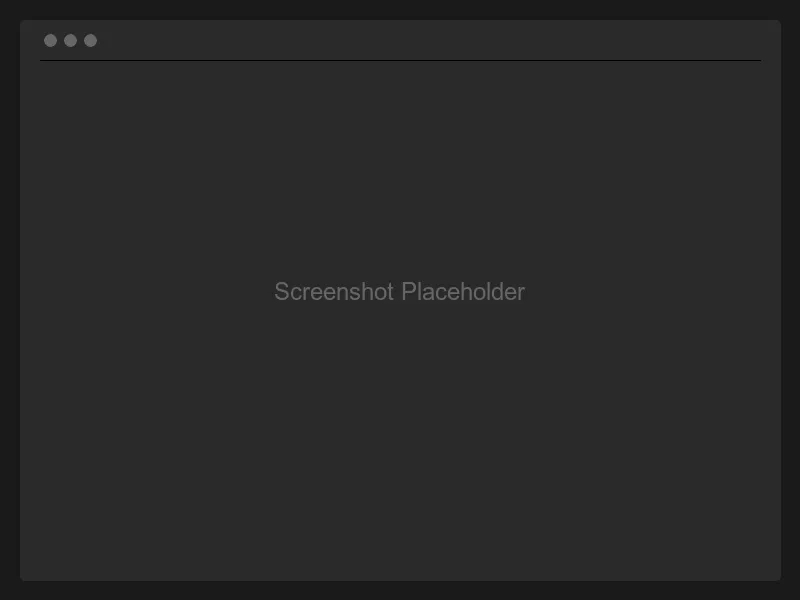 Screenshot placeholder: Metadata bar